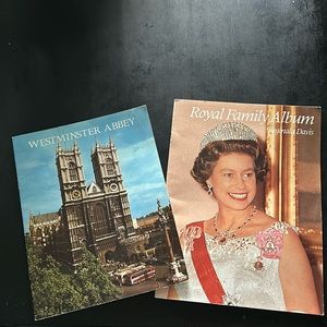 Royal Family Album by Reginald Davis and Westminster Abbey Guidebook